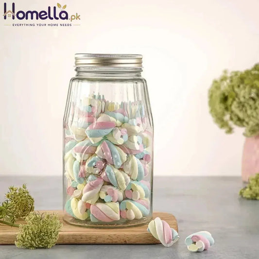 GLASS JAR 1.8LTR