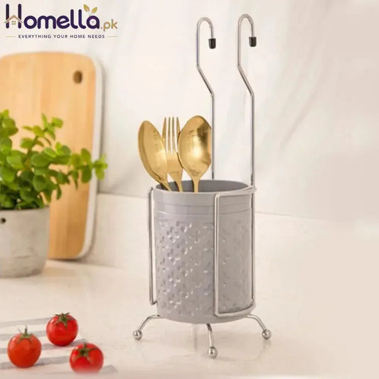 Cutlery Hanging Holder With Steel Stand
