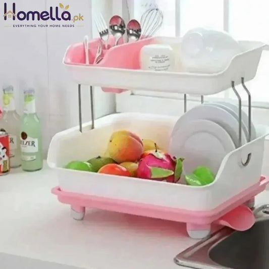 Portable Kitchen Dish Drainer Basket