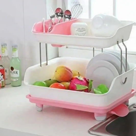 Portable Kitchen Dish Drainer Basket