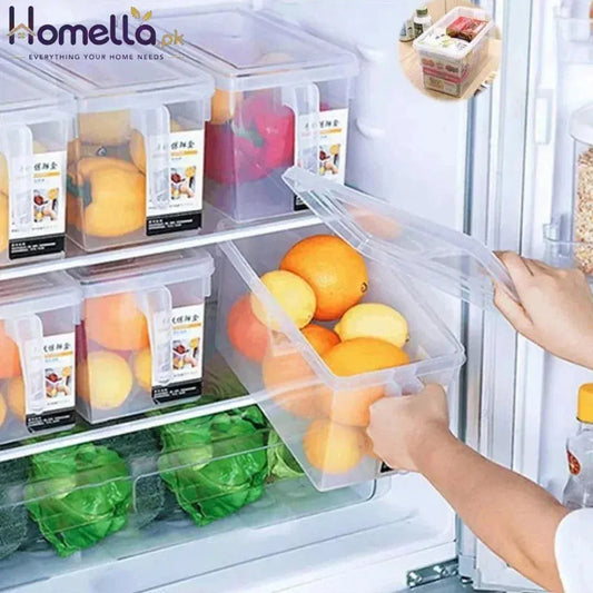 Kitchen Refrigerator Storage Box Drawer Frozen Food Fresh-keeping Container Transparent Egg Vegetable Fruits Storage Organizer