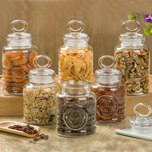 Glass Jar 500 ML Medium Size