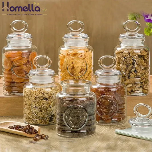 Glass Jar 500 ML Medium Size