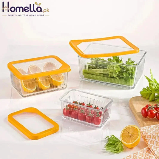 RECTANGLE GLASS CONTAINER