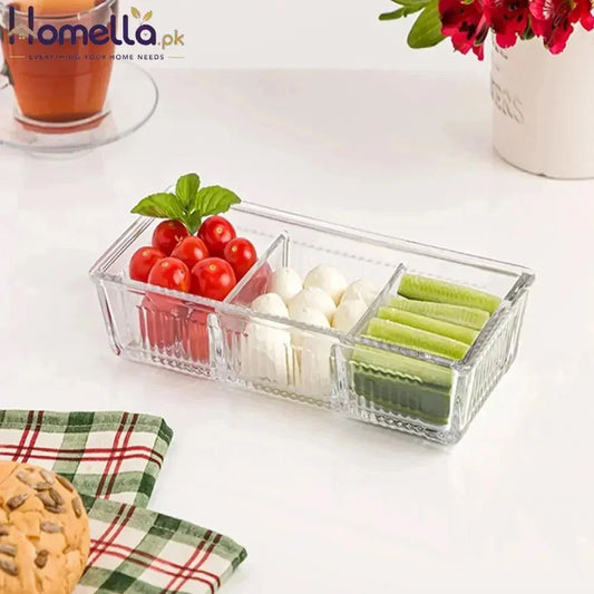 DIVIDED SNACK TRAY