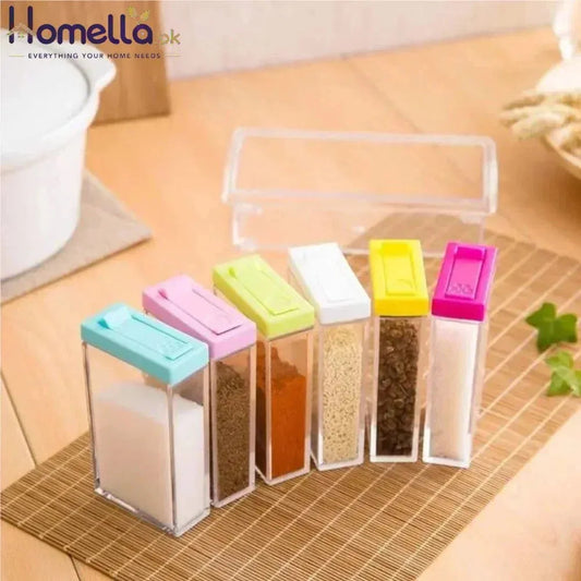 Seasoning Box Transparent Spice Jar Set