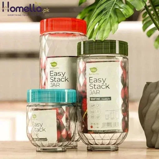 Easy Stack Jar Pack of 3 – (S/M/L)