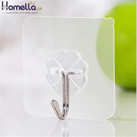Transparent Strong Hooks Suction Heavy Load Rack & Cup Sucker 10 Pcs Set