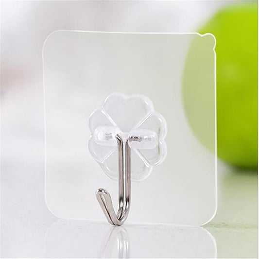 Transparent Strong Hooks Suction Heavy Load Rack & Cup Sucker 10 Pcs Set