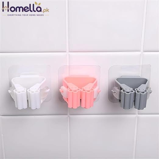 Wall Mounted Mop Organizer Holder