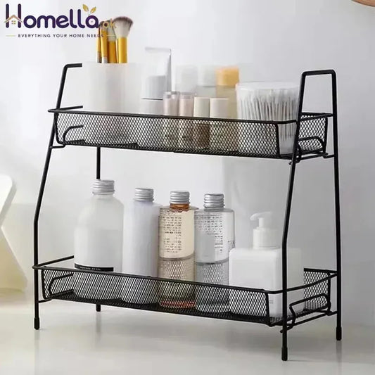 Stainless Steel Double Layer Storage Rack