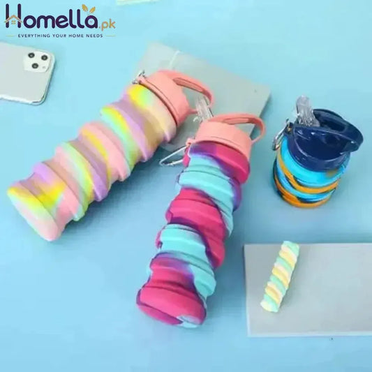 Silicone foldable water bottle 500 ML