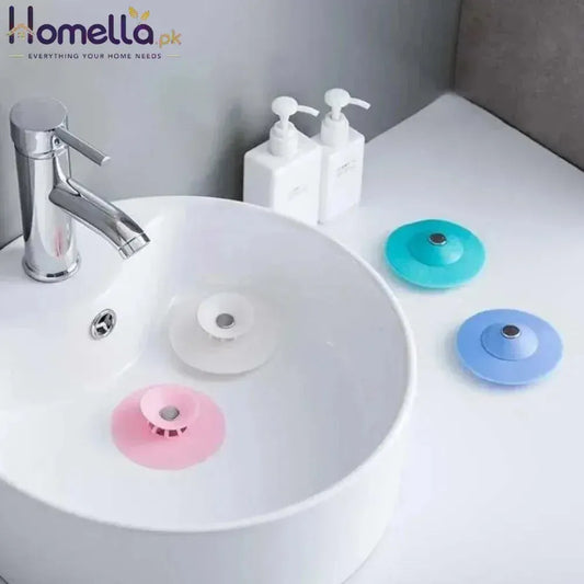 Silicone Sink Drainer Kitchen Bathroom Anti-Clogging Filter Floor Drain Cover