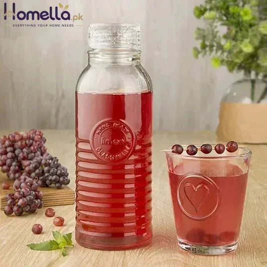 Glass Water Bottle 840ML