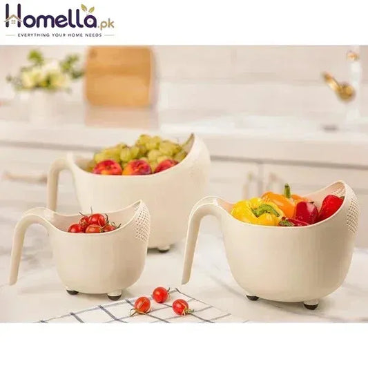 Washing Bowl Set With Handle