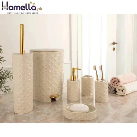 Bathroom Accessories 6 IN 1 Acrylic Bath Set