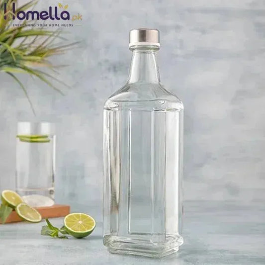 Glass Bottle With Steel Lid 1.1 LTR