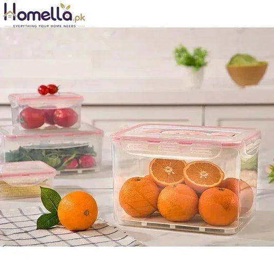 Four Lock Container With Handle 7.5 LTR