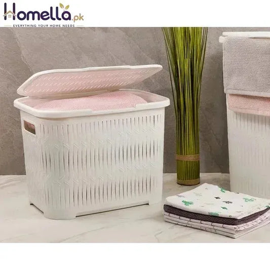 Laundary Basket With Lid Small Size