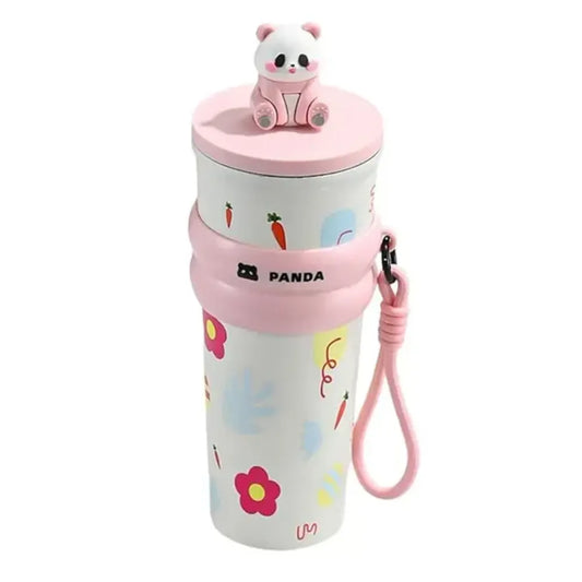 Jelly Panda Stainless Steel Sipper 700mlβ Eco-Friendly & Fun
