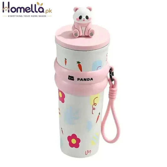 Jelly Panda Stainless Steel Sipper 700ml– Eco-Friendly & Fun