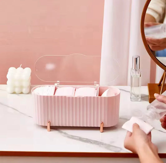 Makeup Storage Box for Cotton Pads & Beauty Tools