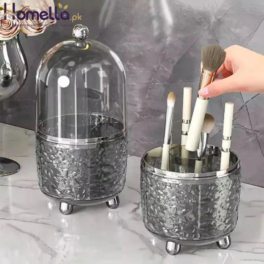 Cosmetics Luxury Storage Box Mekup Brush High-end Storage Box Rotating Dust-Proof Dressing Table Storage Bucket Acrylic Box