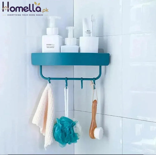 Bathroom Corner Shelf Without Drilling Origanizer Toilet Shampoo Gal Storage Basket Decoratioe Shower Rack Holder Accessories