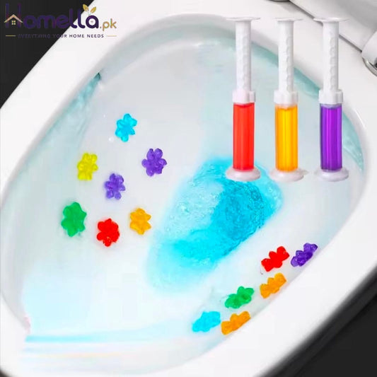 Flowers Gel Toilet Freshener Bowl Cleaner Flower Fragrance Air Perfume Aromatic Closestool Toilet Deodorizer Cleaning