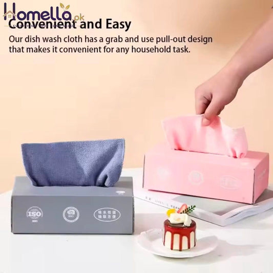 20 Pcs Lazy Rag Cleaning Cloths Ultra Absorbent Reusable Non-stick Degreasing Quick Drying Versatile Cloths Kitchen Cleaning