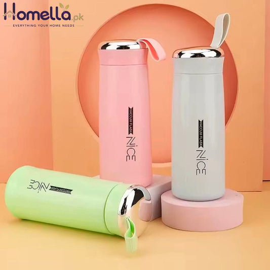 400ML Portable Double Walled Glass Water Bottle Travel Office Home Student Creative Water Cup Coffee Juice Milk Cup Water Bottle