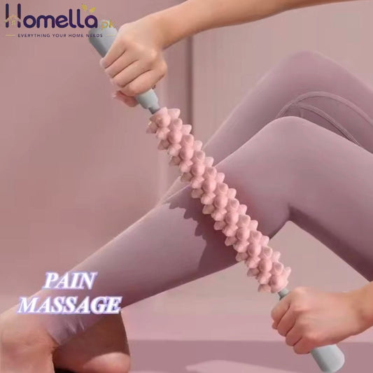Yoga Massage Stick Yoga Fitness Wolf Teeth Muscles Massage Stick Calves Thighs Quadriceps Arm Forearm Relaxation Artifact Roller