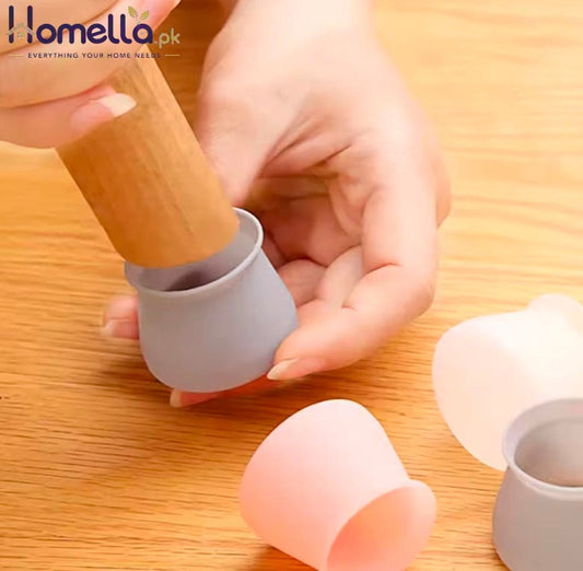 4pcs Table Chair Legs Silicone Caps Furniture Non-slip Foot Cover Protection From Children Floor Desks Dining Stool Bottom Pad