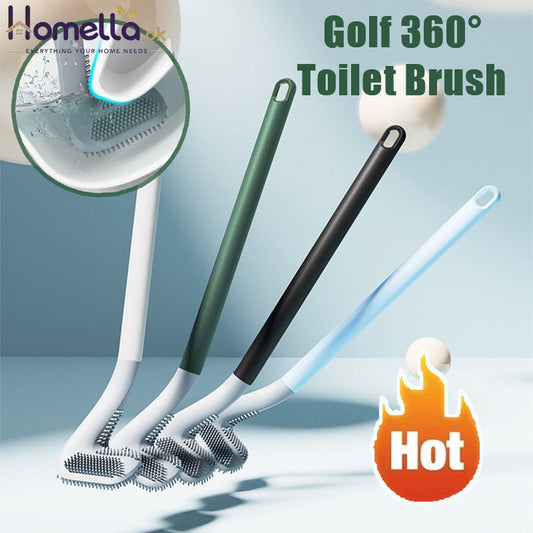 Silicone Bristle Golf Toilet Brush