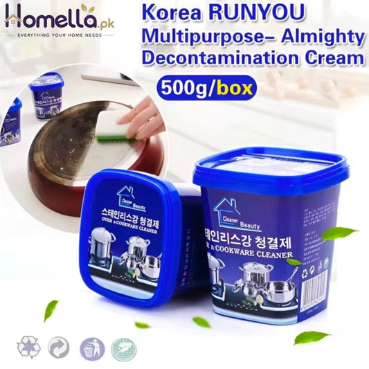 All Purpose Cleaner, Stainless Steel Cleaning Paste Powerful Cookware Rust Removal Cleaning Paste, kitchen Stainless Steel Cleaner