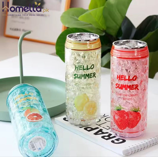 Fresh Girl Korean-Style Plastic lce Cup Refrigerator for Cooling And Preserving Drinks