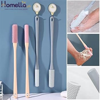 Long Handle Foot Brush Soft Bristles Cleaning Toe Gaps Dead Skin Removal Shower Bath Tool Elderly Foot Care