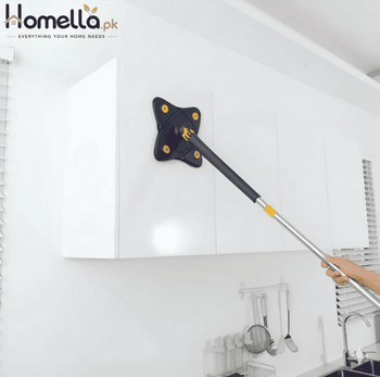 Four -leaf Clover 360 Clean Tiles and walls Household Ceiling Brush Tool Self- draining
