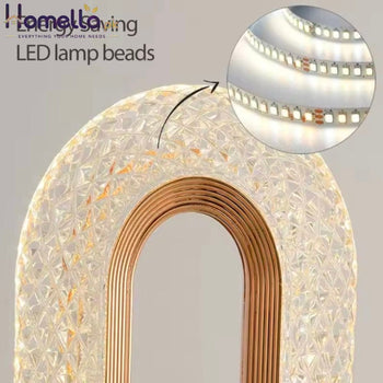 Touch 3D Crystal Moon Track Square Star Ball LED Night Light USB Rechargeable Galaxy Lamp Color Changing Kids Bedroom Home Decor