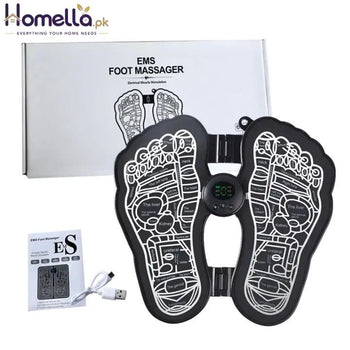 Electric EMS Foot Massager Health Care Massageador Mat Pad Electrodos Estimulador Physiotherapy Acupuntura Portatil Stimulator