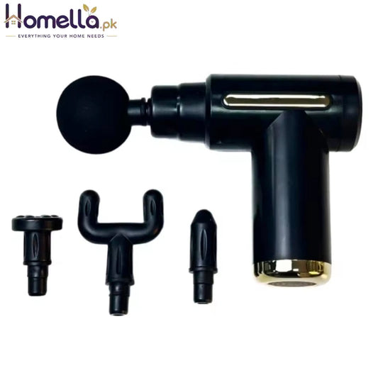 Mini Fascia Massage Gun Powerful Mini Deep Tissue Massage Gun for Muscle Recovery & Pain Relief with 4 Attachments