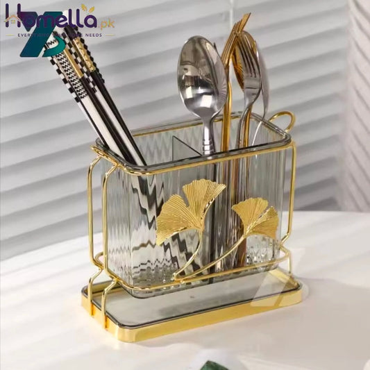 Home Restaurant Creative Rectangular Chopsticks With Drain Plate and Fan Bladet