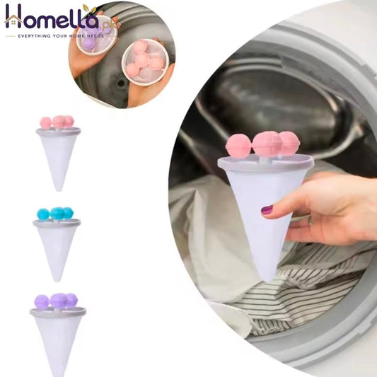 3pcs Laundry Hair Remover Washing Machine Washing Machine Hair Remover Floating Velvet Filter Bag Lint Pet Hair Catcher Durable