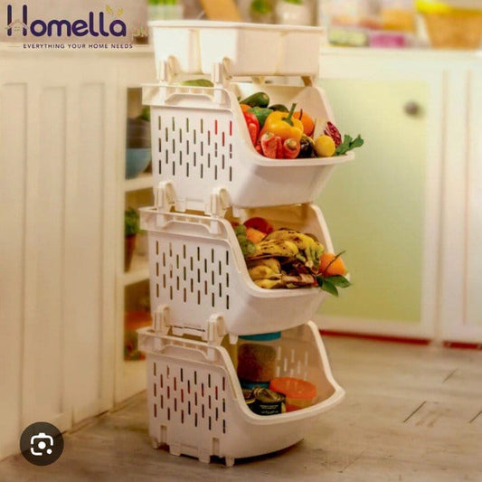 Kitchen Multi-Purpose Rack 3 Tier with Box