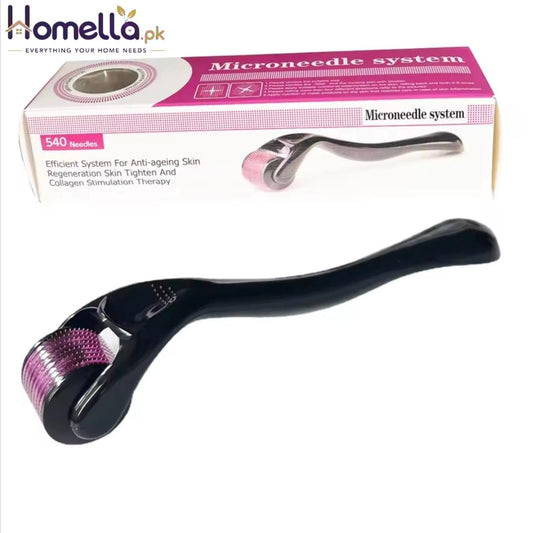 Micro Needling 540 Roller Derma Roller Professional Titanium Dermaroller 0.2/0.25/0.3mm Hair Regrowth Beard Growth Treatment