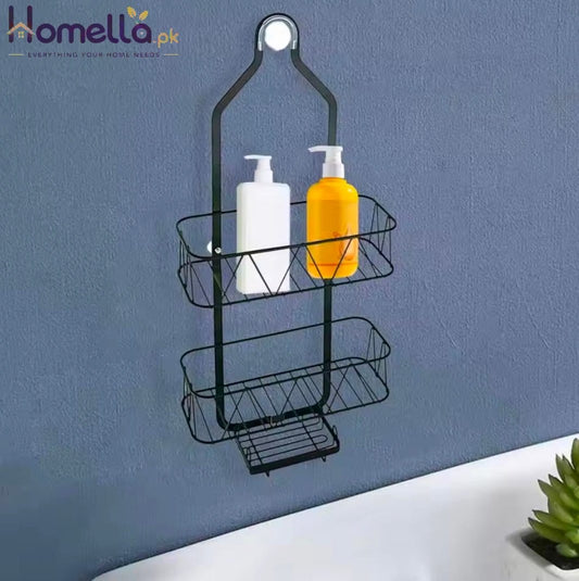 Hanging Shower Organizer Bathroom Shelf With Soap Holder Metal 3 Layers Shower Storage Shelves Bathroom Accessories Storage Rack