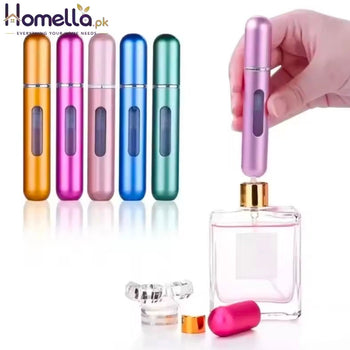 8/10ml Mini Portable Refillable Perfume Bottle Atomizer Pump Aluminum Spray Bottle Cosmetic Container Travel Makeup Tools