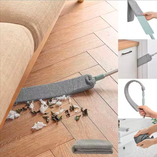 Telescopic Dust Brush Long Handle Duster For Bed Bottom Gap Dust Cleaner Sofa Dust Removal Mop Home Cleaning Accessories