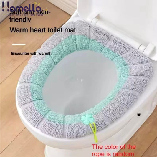 Winter Warmth Toilet Seat Covers - Soft Thick Warm Cushion with Removable & Easy-Clean Design, Portable for Home, Dorms
by The Advancing