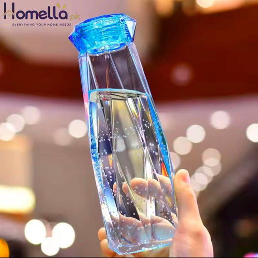 420ml Crystal Cup Practical Water Bottle Gift Cup Kitchenware colorful Glass Handy Cup Multifunctional Cup Bar Supplies
